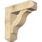 Ekena Millwork Funston Craftsman Rough Sawn Bracket w/ Offset Brace, Douglas Fir, 8"W x 28"D x 28"H BKT0806X28X28FST04RDF - alternate 1
